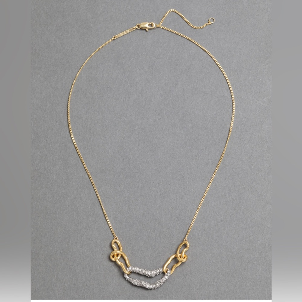 Solanales Small Link Necklace- Gold